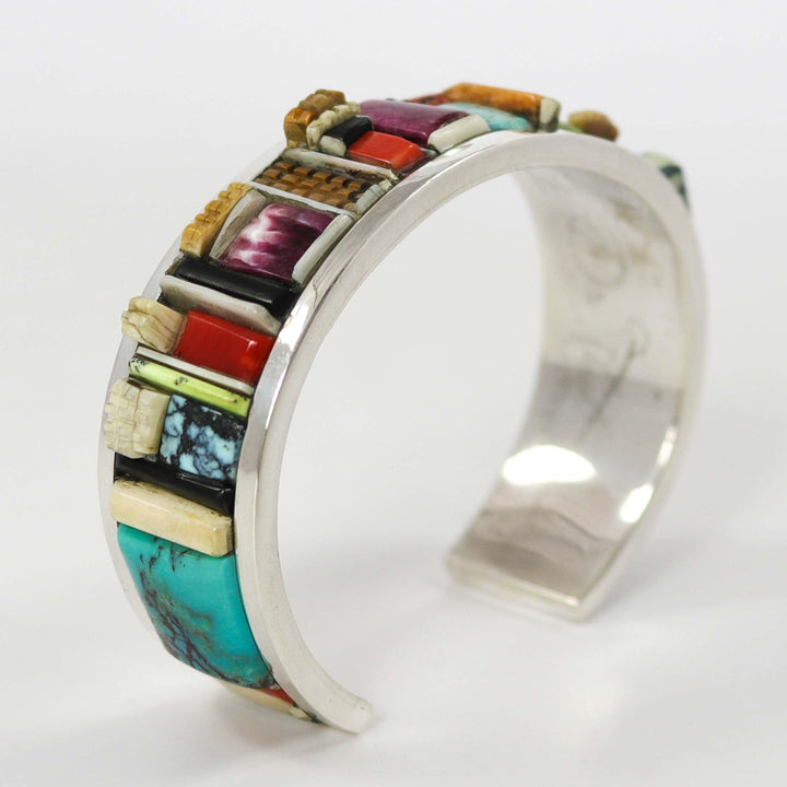Colorful Inlay Cuff by Don Staats - Garland's