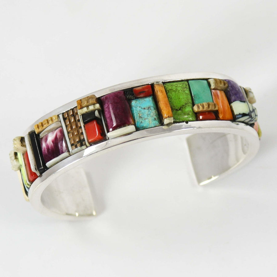 Colorful Inlay Cuff by Don Staats - Garland's