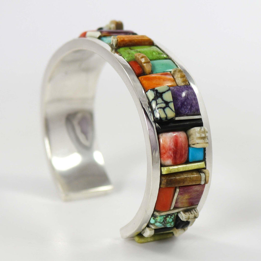 Colorful Inlay Cuff by Don Staats - Garland's