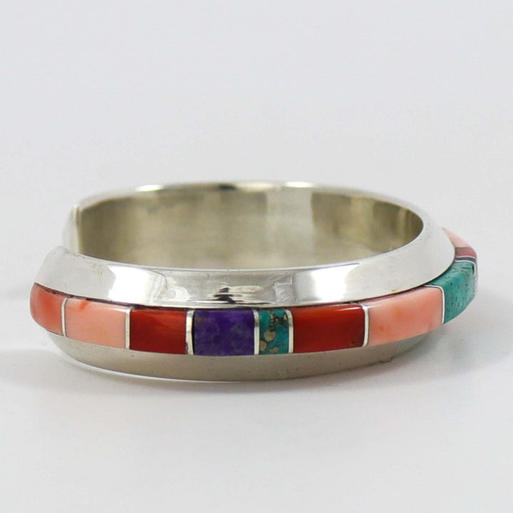 Colorful Inlay Cuff by Wes Willie - Garland's