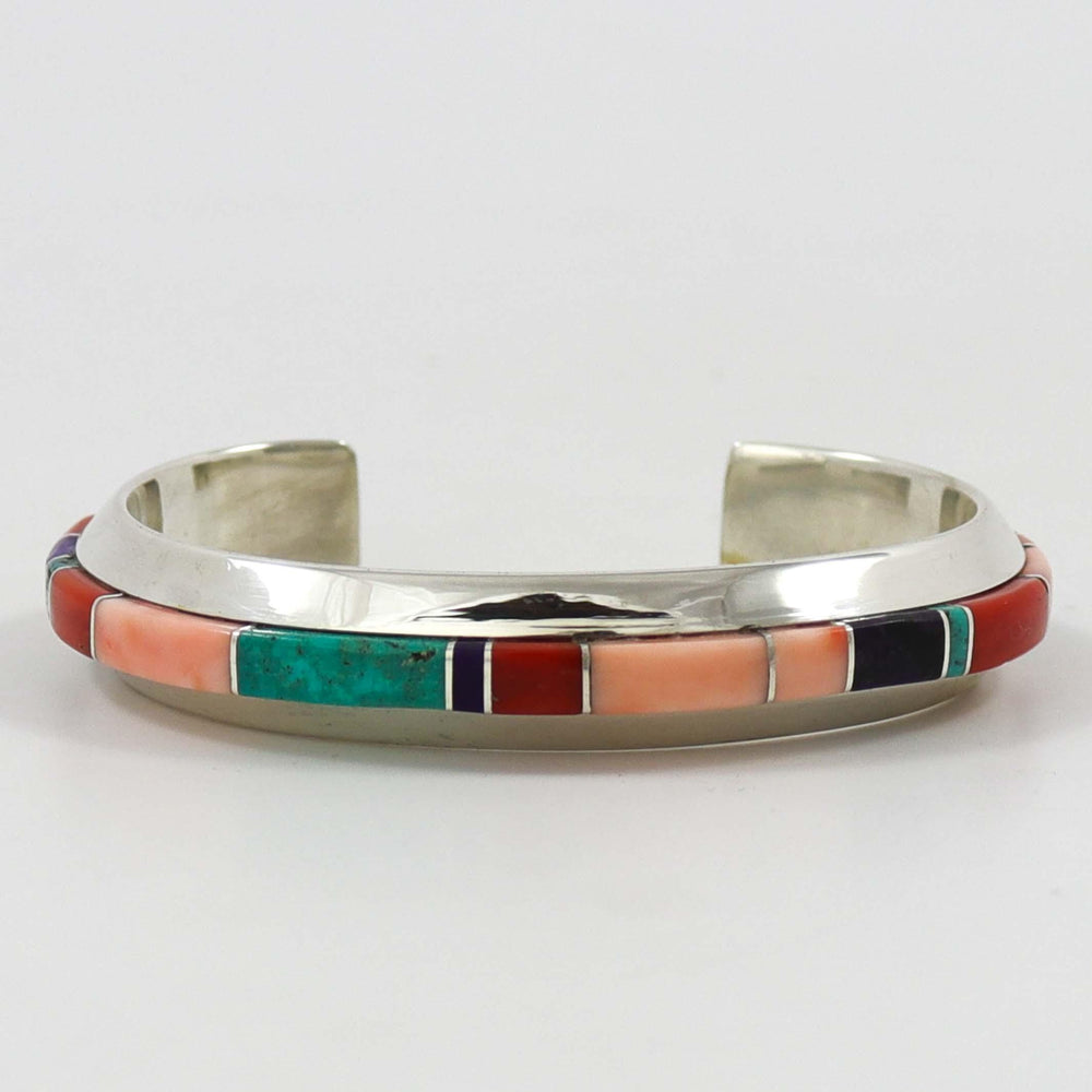 Colorful Inlay Cuff by Wes Willie - Garland's