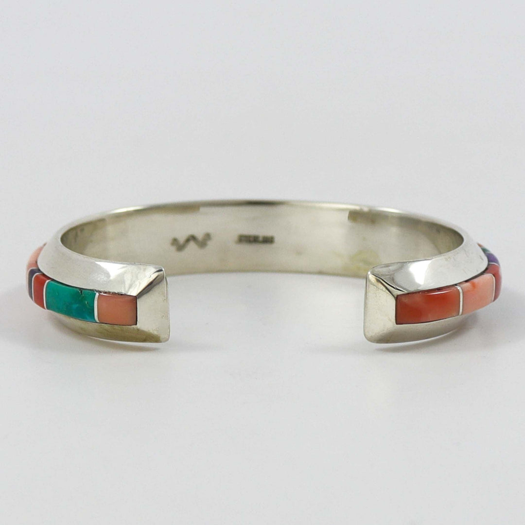 Colorful Inlay Cuff by Wes Willie - Garland's