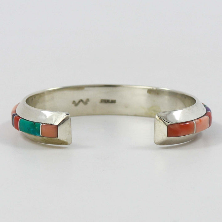 Colorful Inlay Cuff by Wes Willie - Garland's