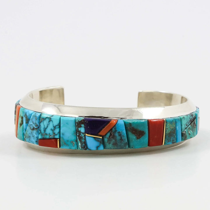 Colorful Inlay Cuff by Wes Willie - Garland's