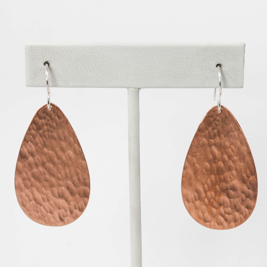 Copper Earrings by Joe Jr. and Valerie Calabaza - Garland's