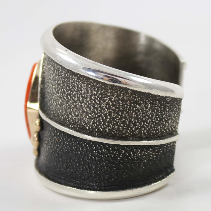 Coral and Turquoise Cuff by Edison Cummings - Garland's
