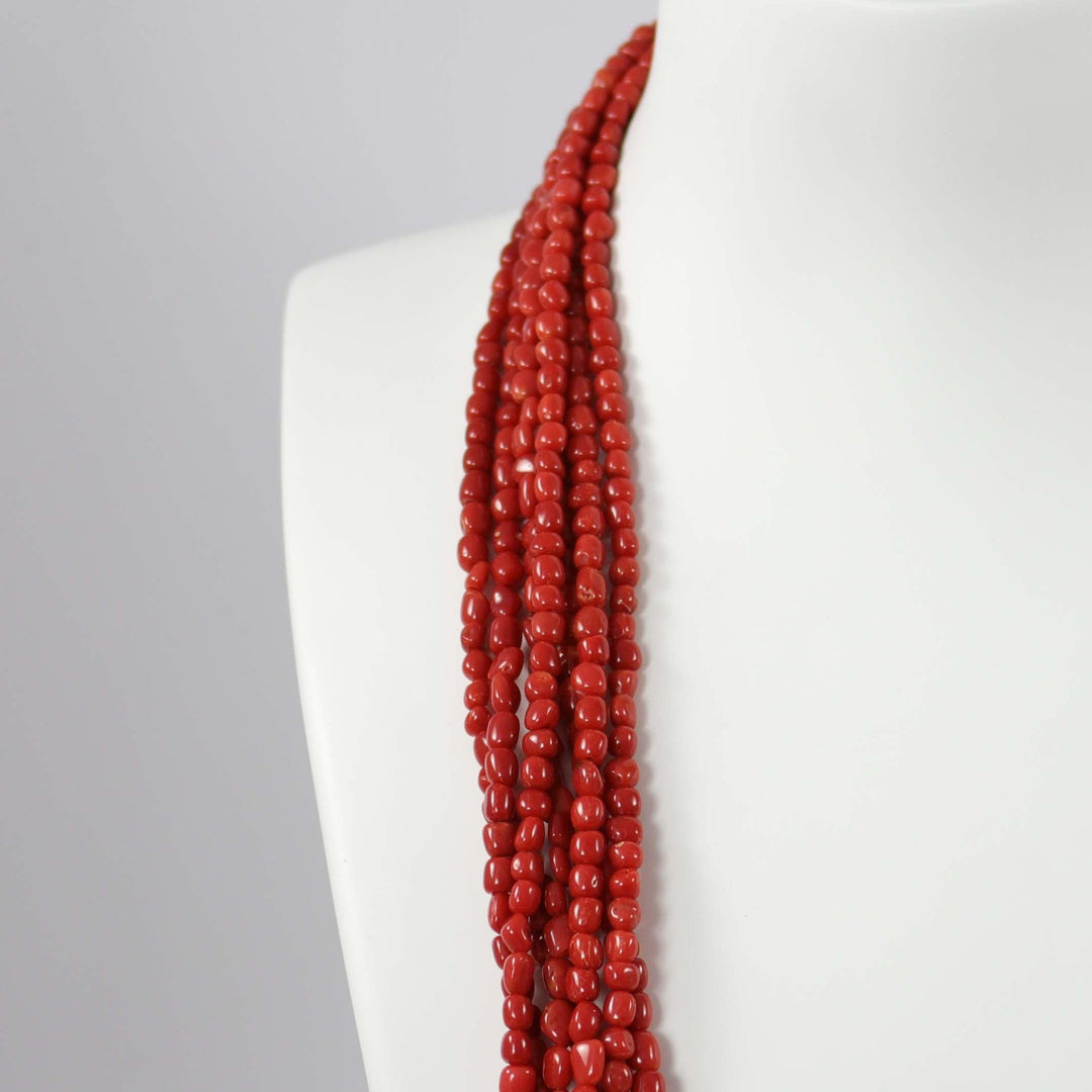 Coral Bead Necklace by Don Lucas - Garland's