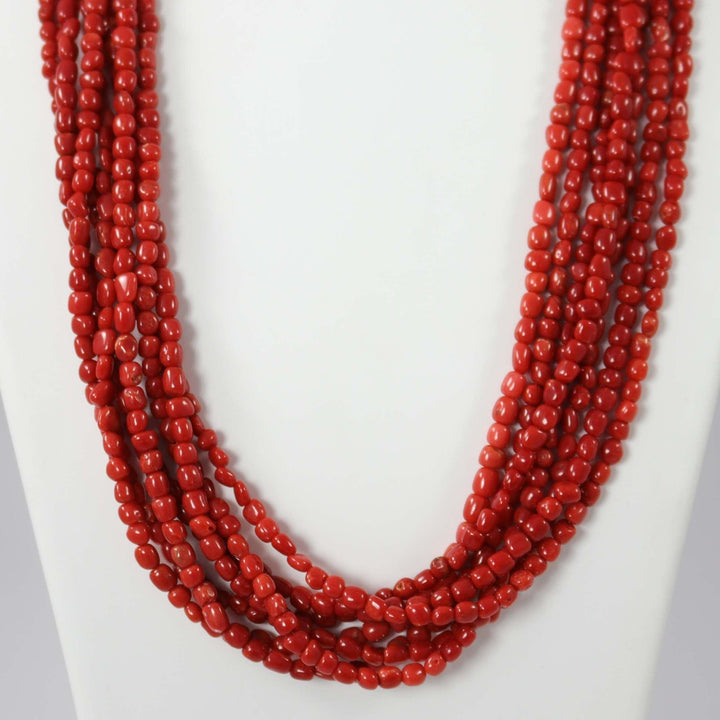 Coral Bead Necklace by Don Lucas - Garland's