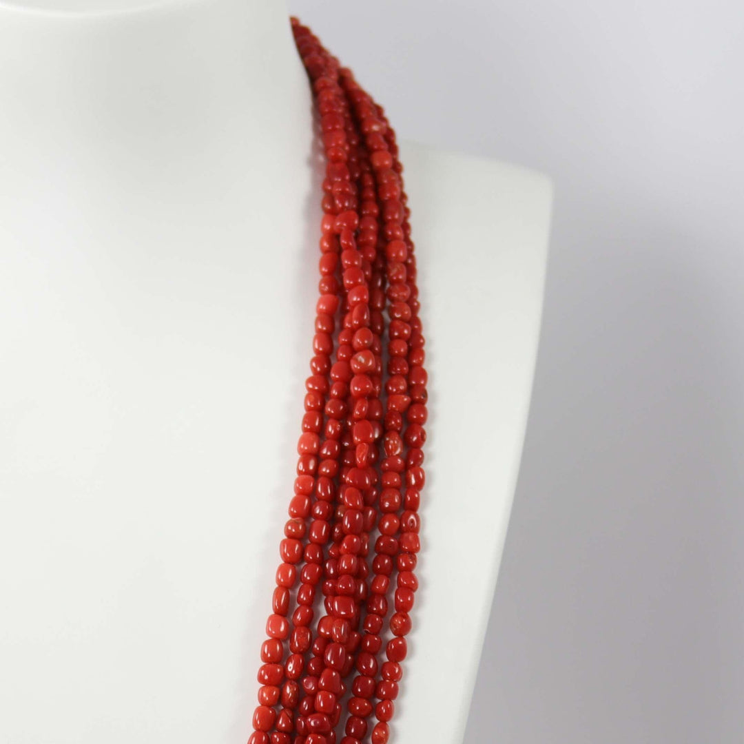Coral Bead Necklace by Don Lucas - Garland's