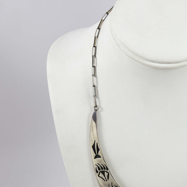 Coral Bear Necklace by James Selina - Garland's