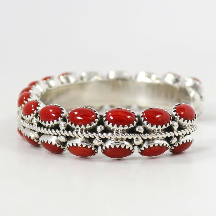 Coral Cuff by Ruth Yazzie - Garland's