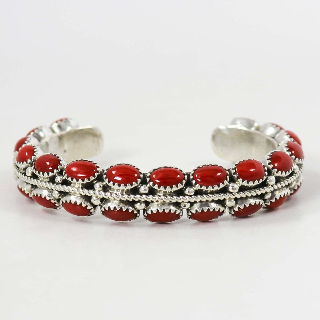 Coral Cuff by Ruth Yazzie - Garland's