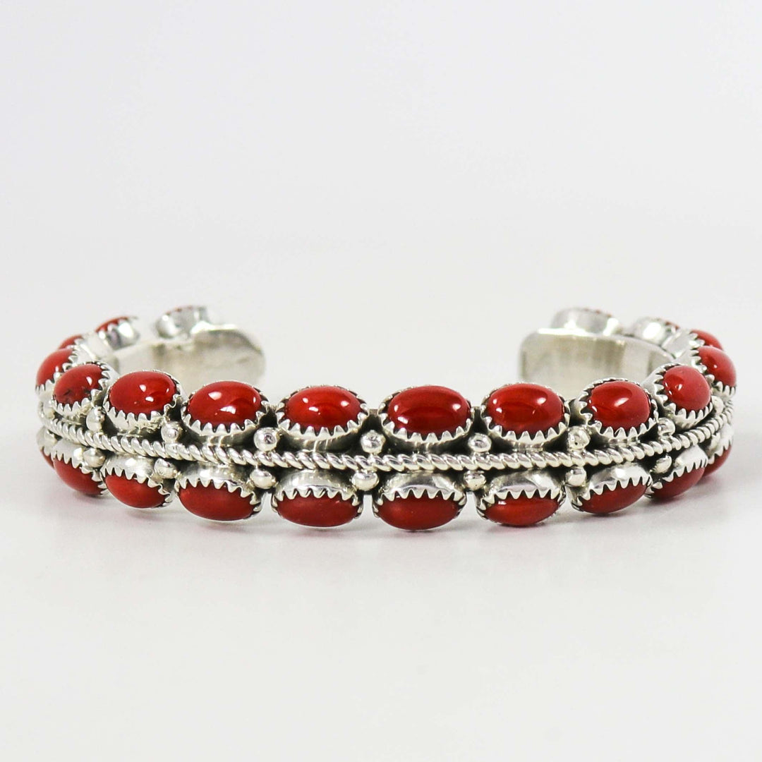 Coral Cuff by Ruth Yazzie - Garland's