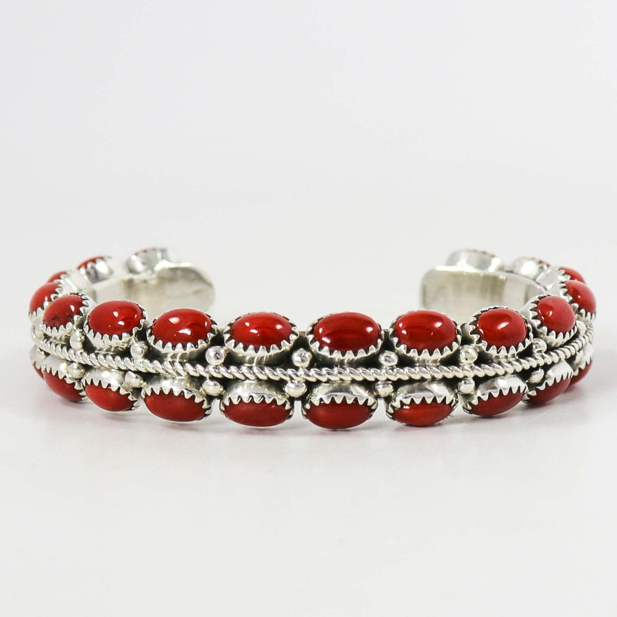 Coral Cuff by Ruth Yazzie - Garland's