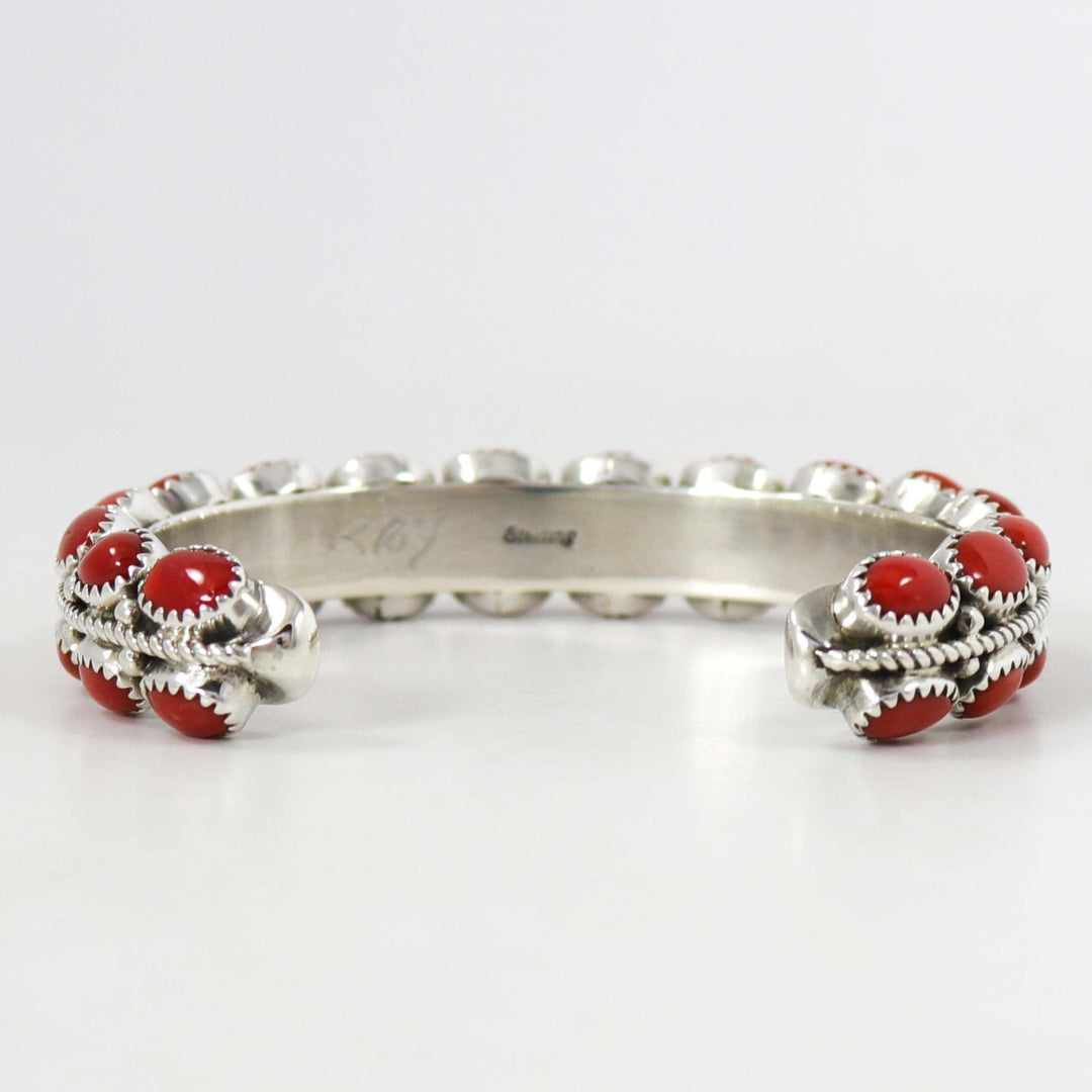 Coral Cuff by Ruth Yazzie - Garland's