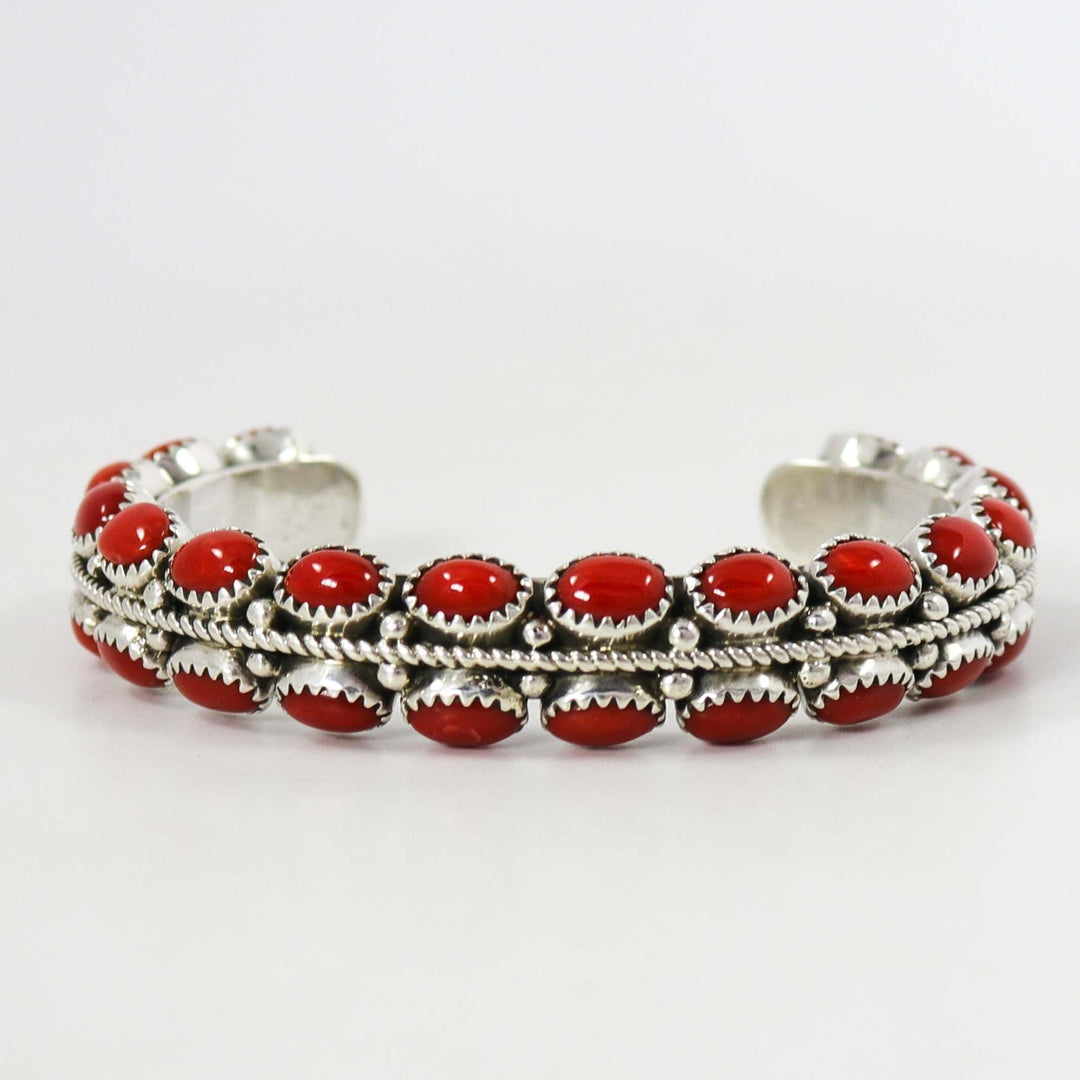 Coral Cuff by Ruth Yazzie - Garland's