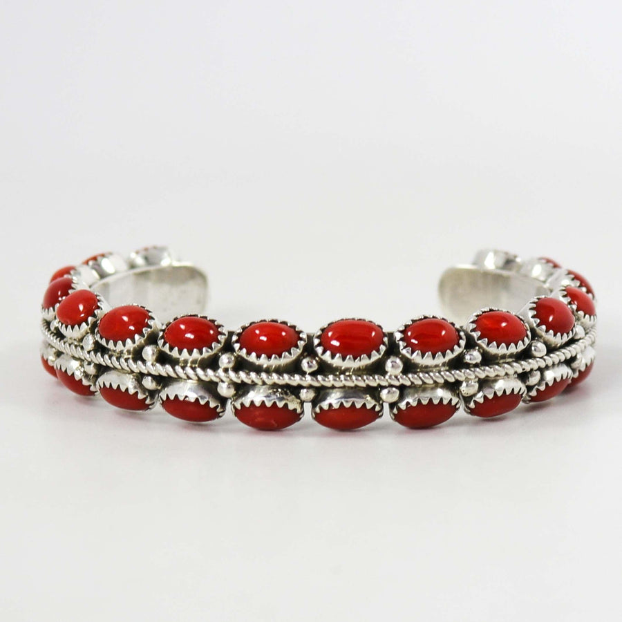 Coral Cuff by Ruth Yazzie - Garland's