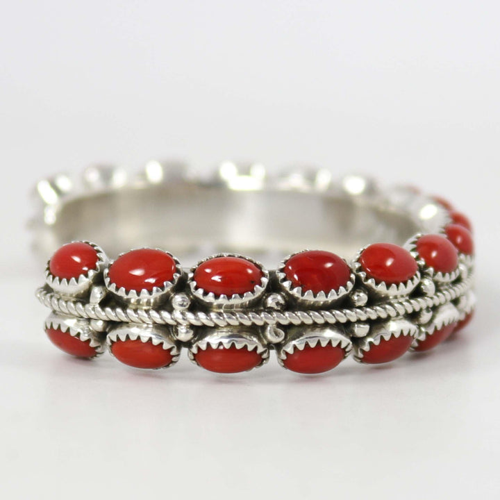 Coral Cuff by Ruth Yazzie - Garland's