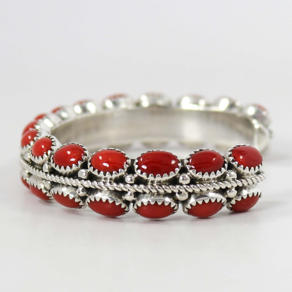 Coral Cuff by Ruth Yazzie - Garland's