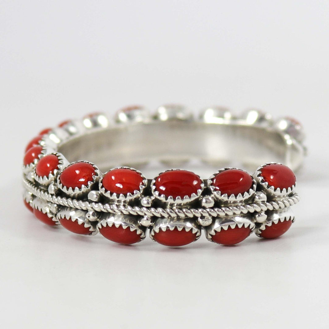 Coral Cuff by Ruth Yazzie - Garland's