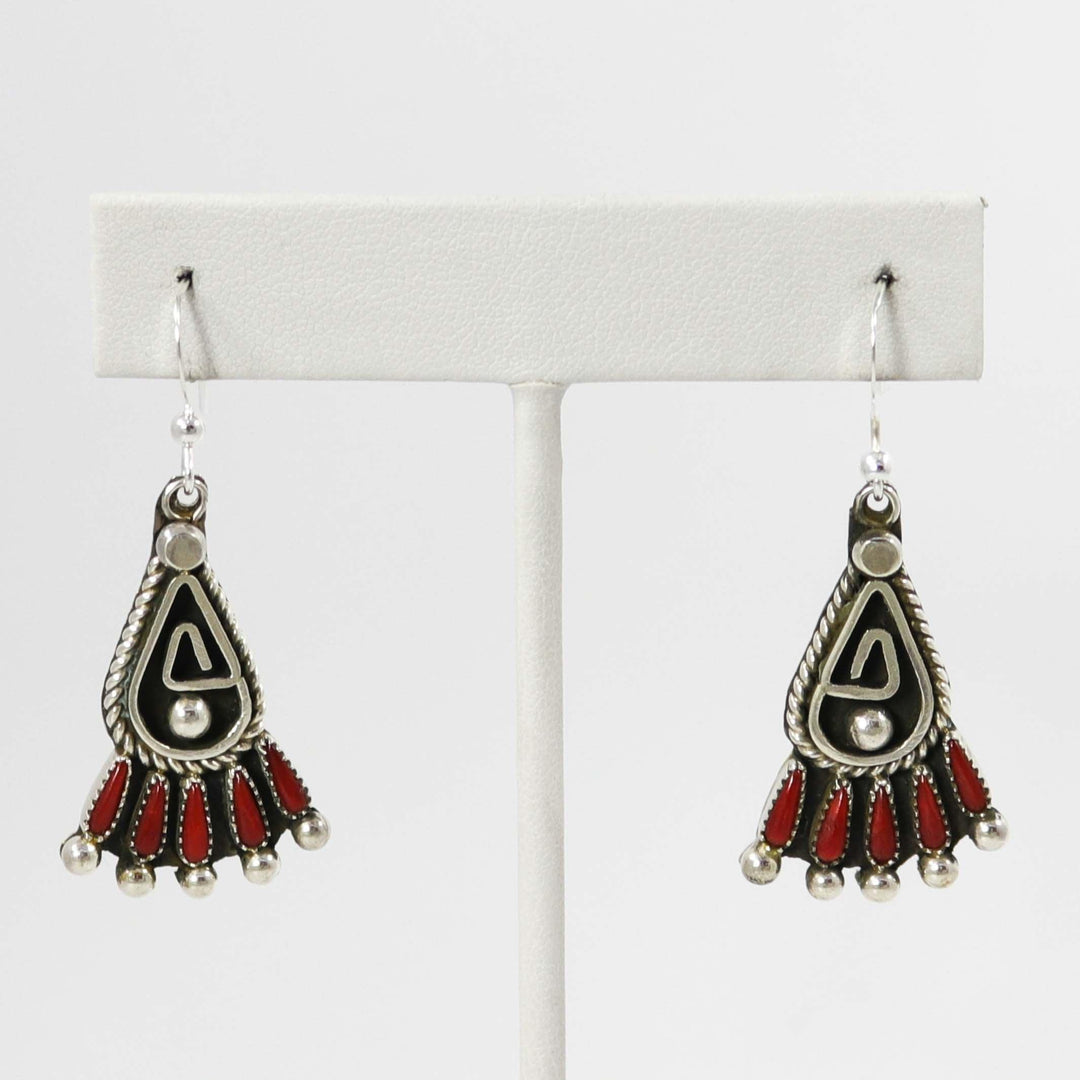 Coral Earrings by Billy Betoney - Garland's