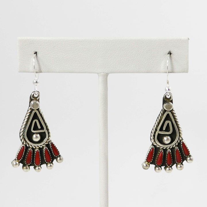 Coral Earrings by Billy Betoney - Garland's