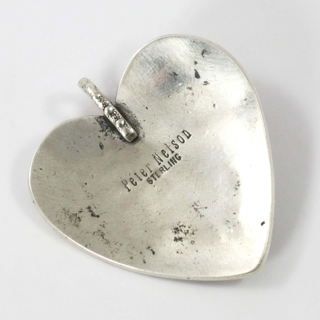 Coral Heart Pendant by Peter Nelson - Garland's