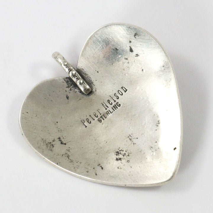 Coral Heart Pendant by Peter Nelson - Garland's
