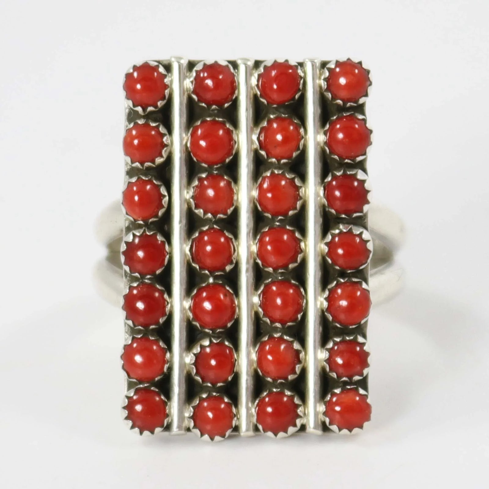 Coral Ring by Ruth Yazzie - Garland's