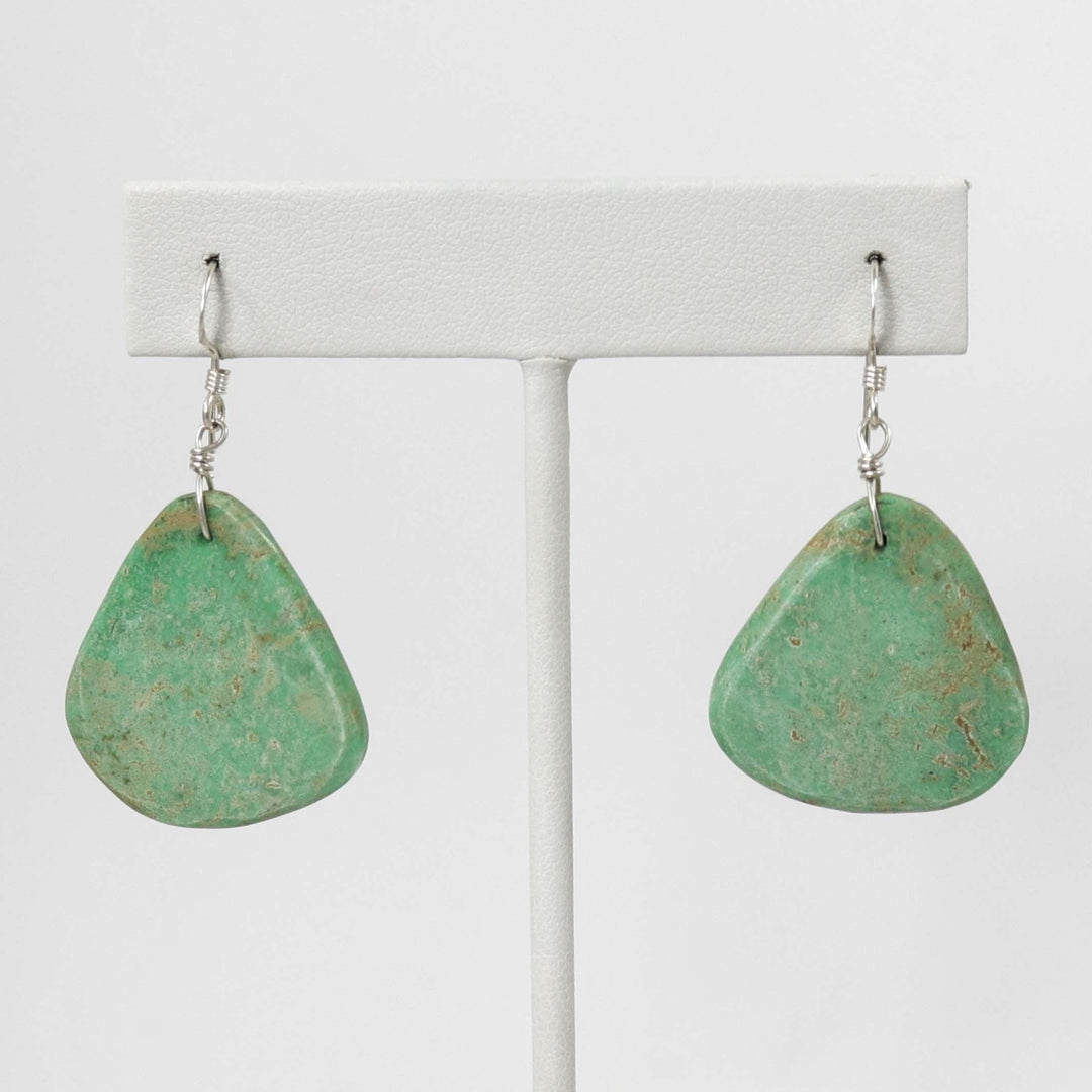 Cripple Creek Turquoise Earrings by Ray Lovato - Garland's