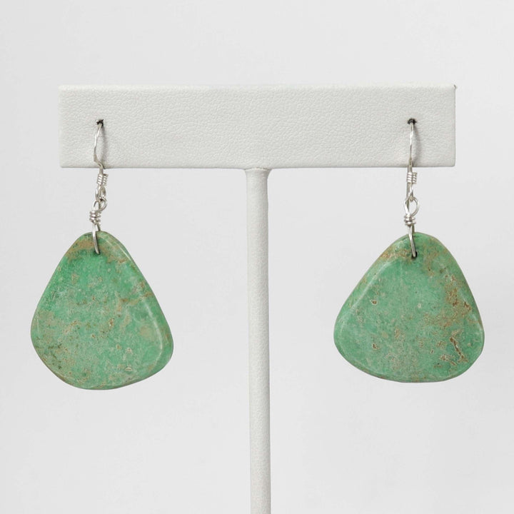 Cripple Creek Turquoise Earrings by Ray Lovato - Garland's