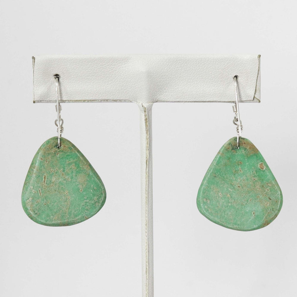 Cripple Creek Turquoise Earrings by Ray Lovato - Garland's