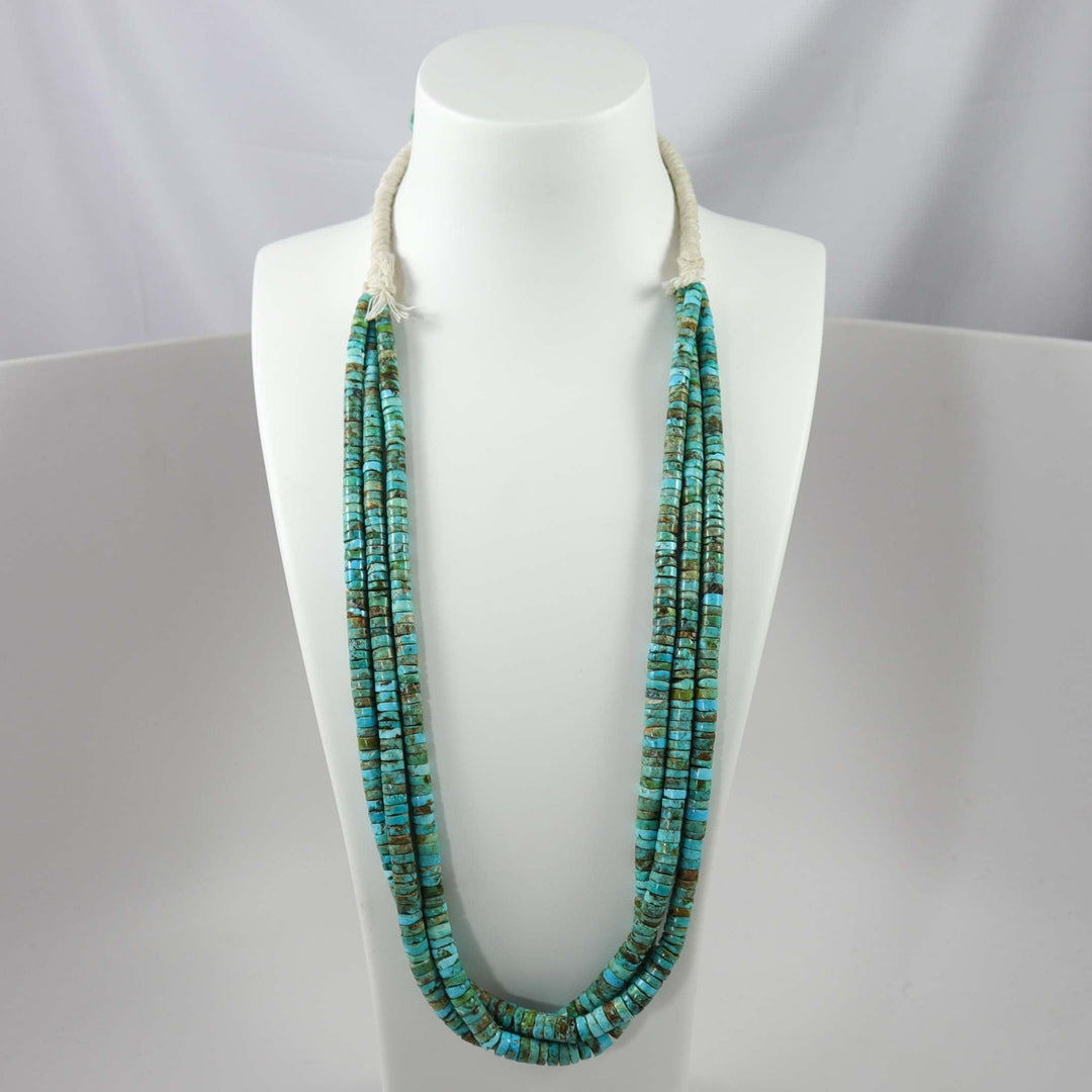 Cripple Creek Turquoise Necklace by Ray Lovato - Garland's