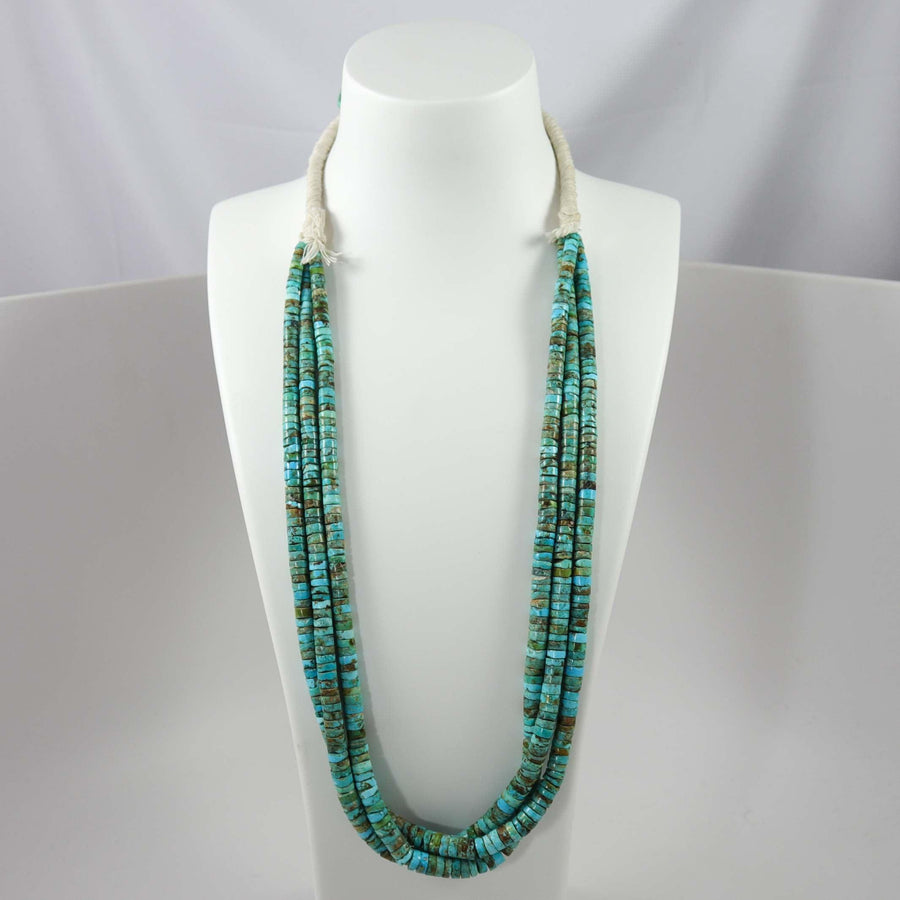 Cripple Creek Turquoise Necklace by Ray Lovato - Garland's