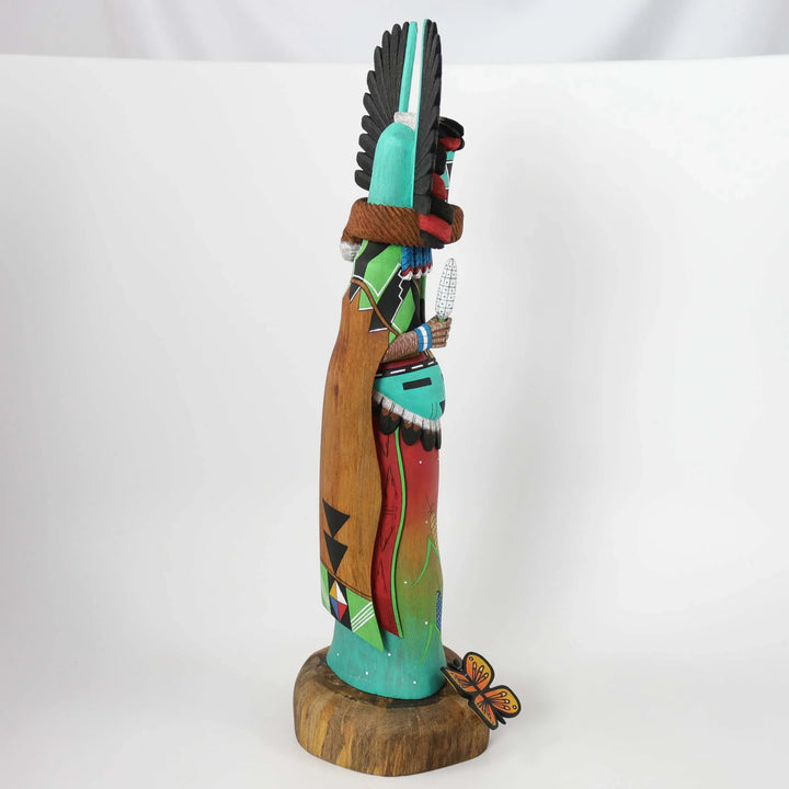 Crow Mother Kachina Sculpture by Bryson Huma - Garland's