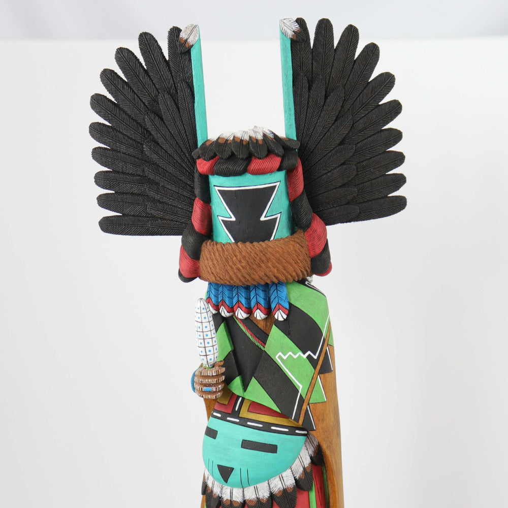 Crow Mother Kachina Sculpture by Bryson Huma - Garland's