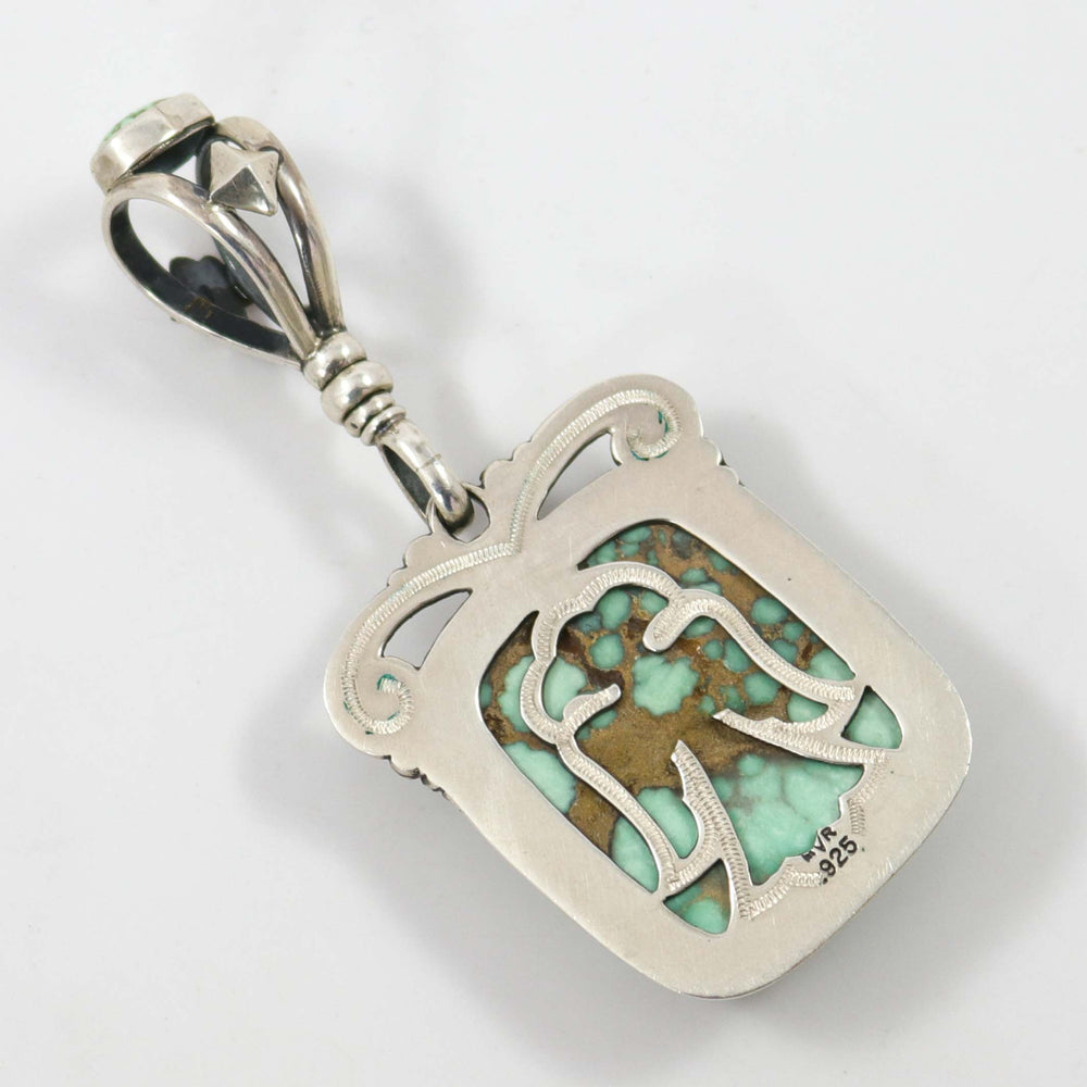 Damele Turquoise Pendant by Mona Van Riper - Garland's