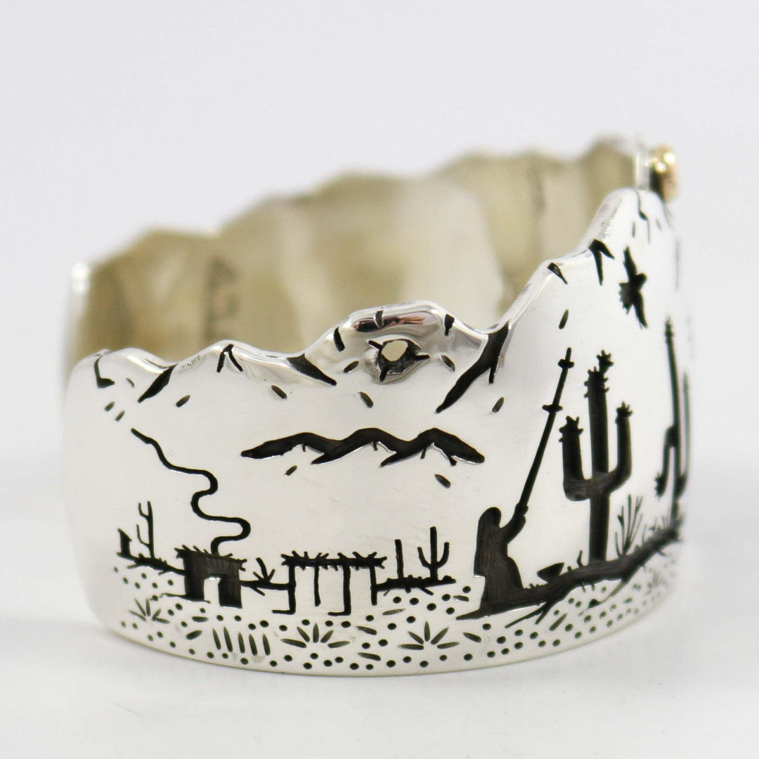 Desert Scene Cuff by Rick Manuel - Garland's