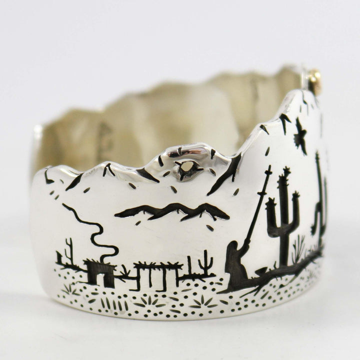 Desert Scene Cuff by Rick Manuel - Garland's