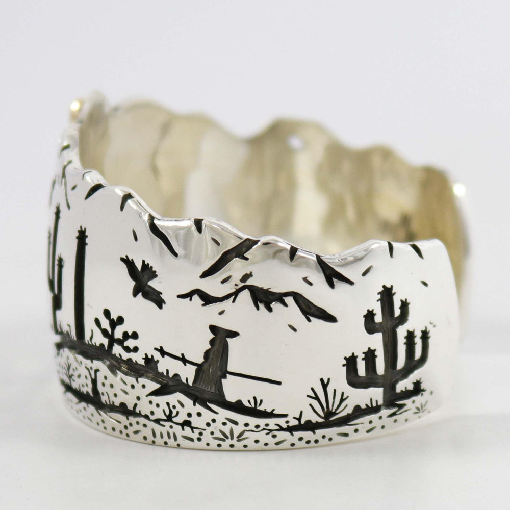 Desert Scene Cuff by Rick Manuel - Garland's