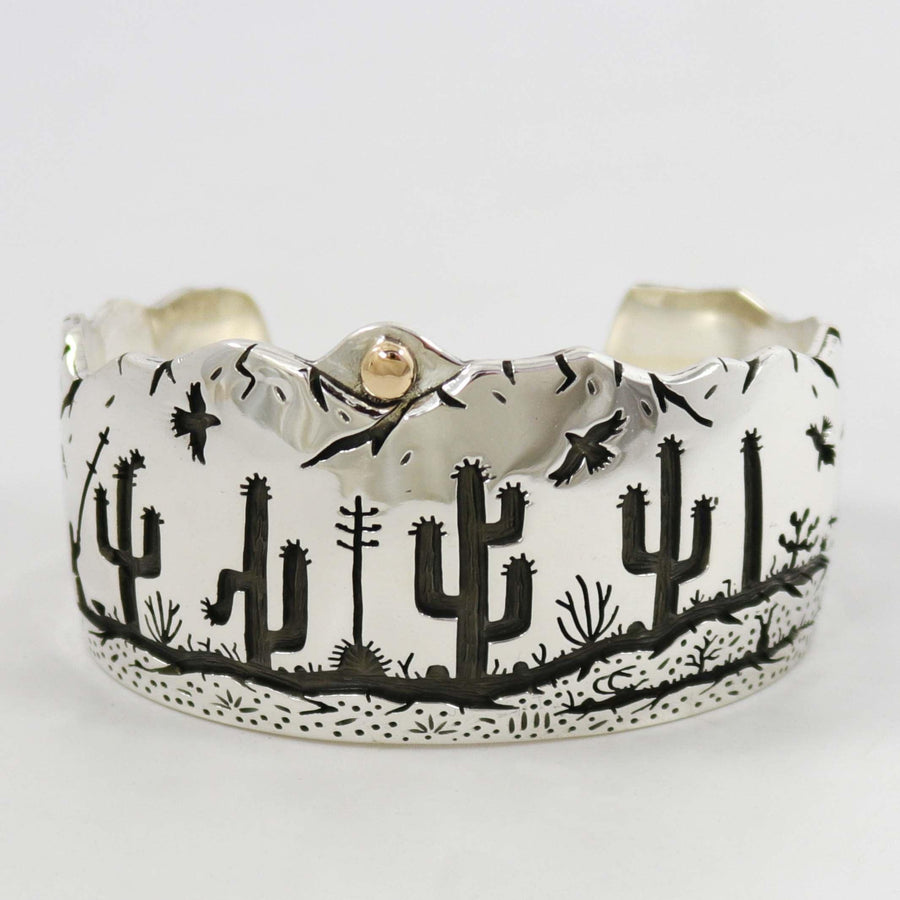 Desert Scene Cuff by Rick Manuel - Garland's