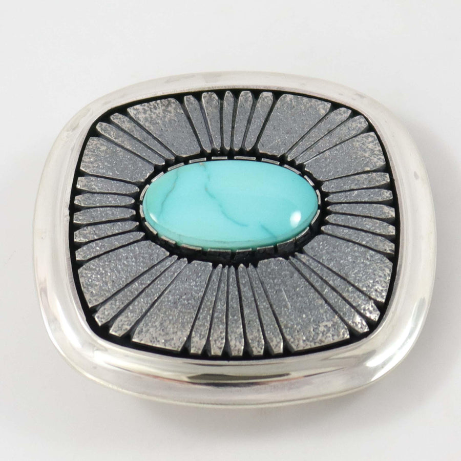 Easter Blue Turquoise Buckle by Al Joe - Garland's