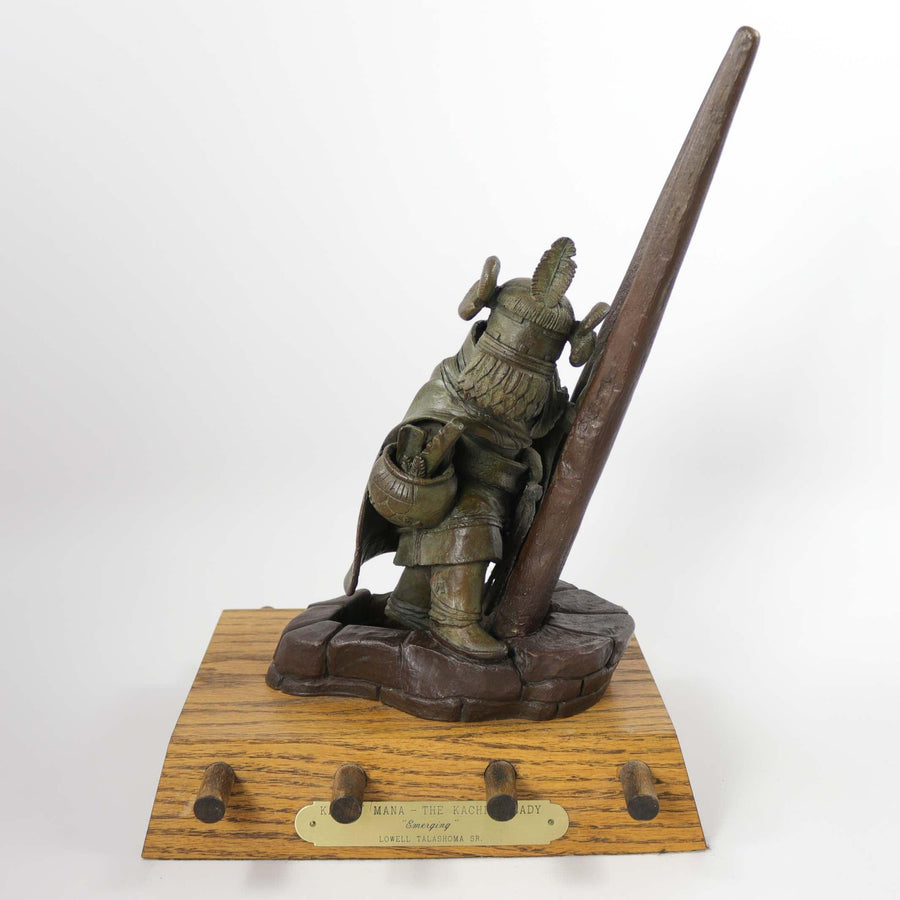 “Emerging” Bronze Sculpture by Lowell Talashoma Sr. - Garland's