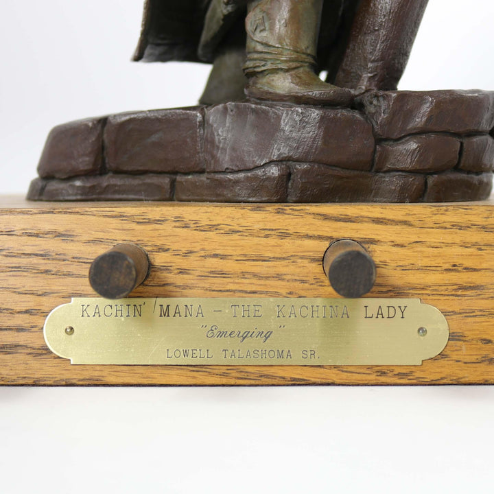 “Emerging” Bronze Sculpture by Lowell Talashoma Sr. - Garland's