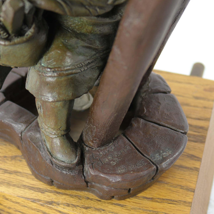 “Emerging” Bronze Sculpture by Lowell Talashoma Sr. - Garland's