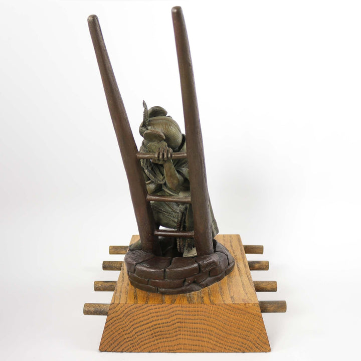 “Emerging” Bronze Sculpture by Lowell Talashoma Sr. - Garland's