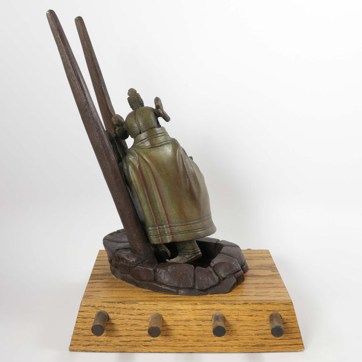 “Emerging” Bronze Sculpture by Lowell Talashoma Sr. - Garland's