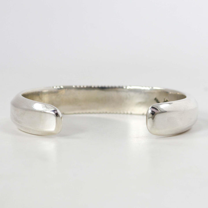 Filed Silver Cuff by Kenneth Redhorse - Garland's