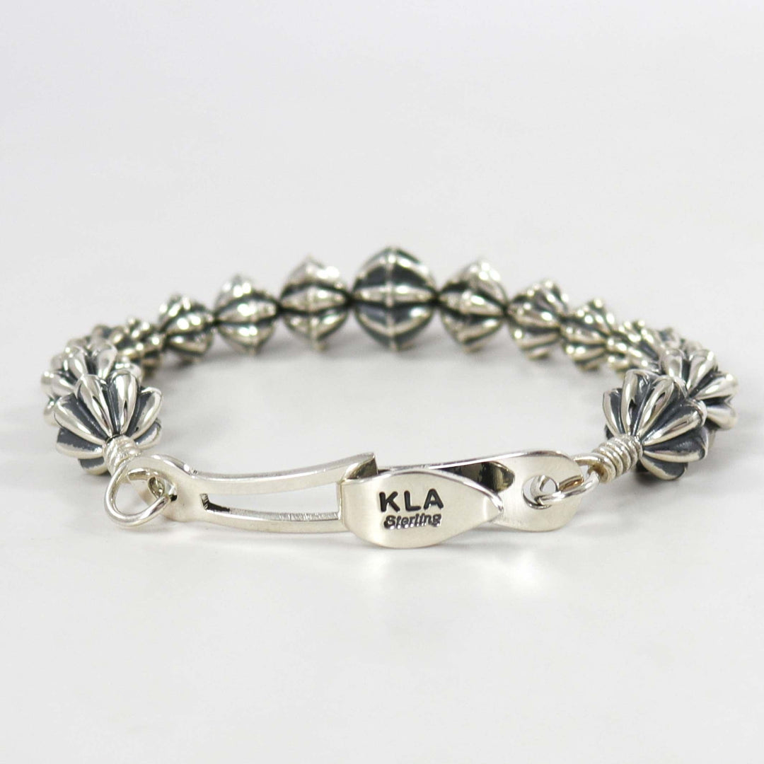 Fluted Bead Bracelet by Kyle Lee-Anderson - Garland's