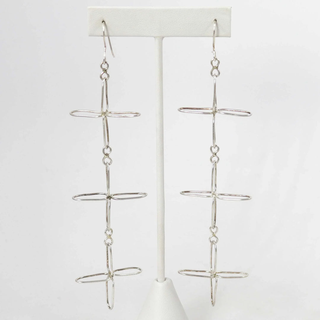 Four Direction Earrings by Carlo Lonjose - Garland's